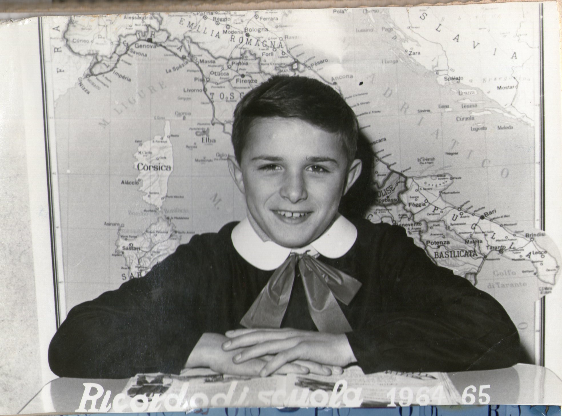 1965 - Foto ricordo della quinta elementare